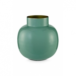 Mini vase métal rond Vert 10cm