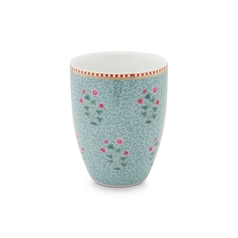 Verre à dents / Grand mug - Floral2 Good Morning - Bleu - 30cl