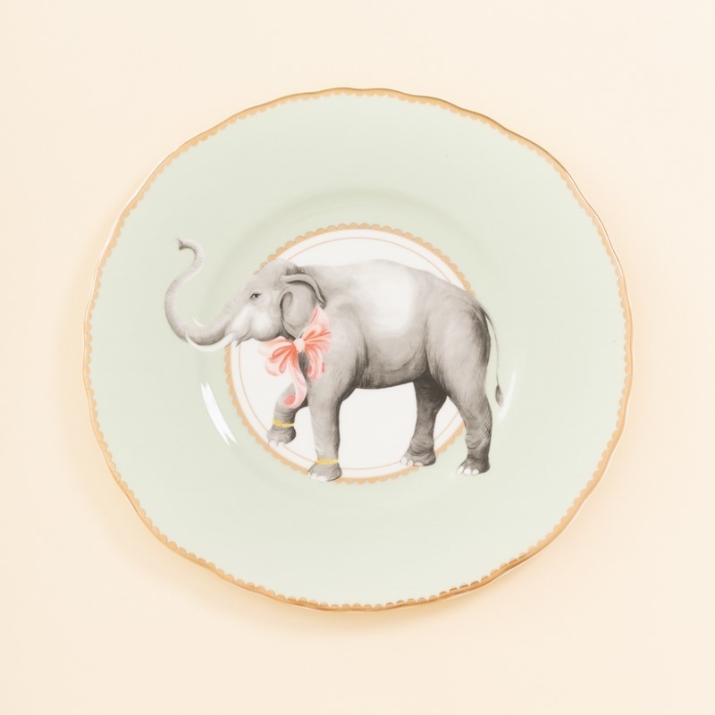 Assiette plate 23cm Elephant - Animal Magic