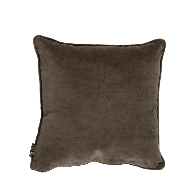 Coussin Faye gris marron - 50x50cm