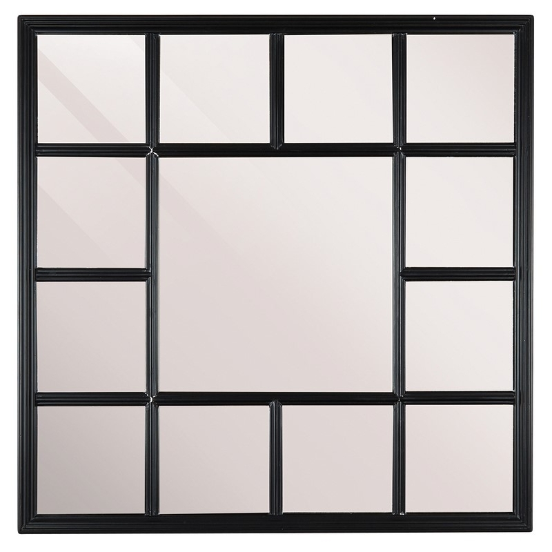 Miroir Fernao SQUARE noir