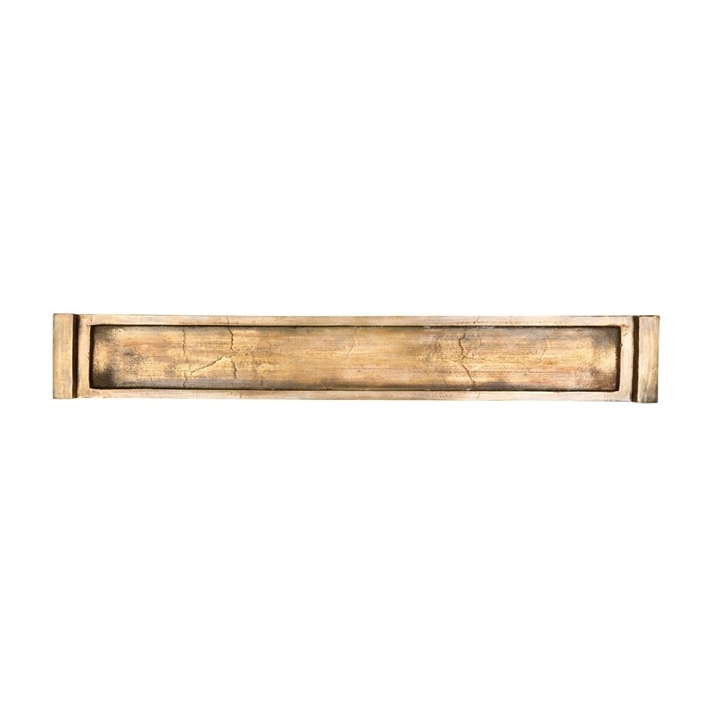 Plateau rectangulaire Tassear Bronze - S 60x14x4cm