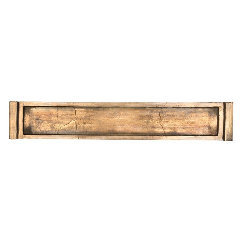 Plateau rectangulaire Tassear Bronze - XS 45x14x4cm