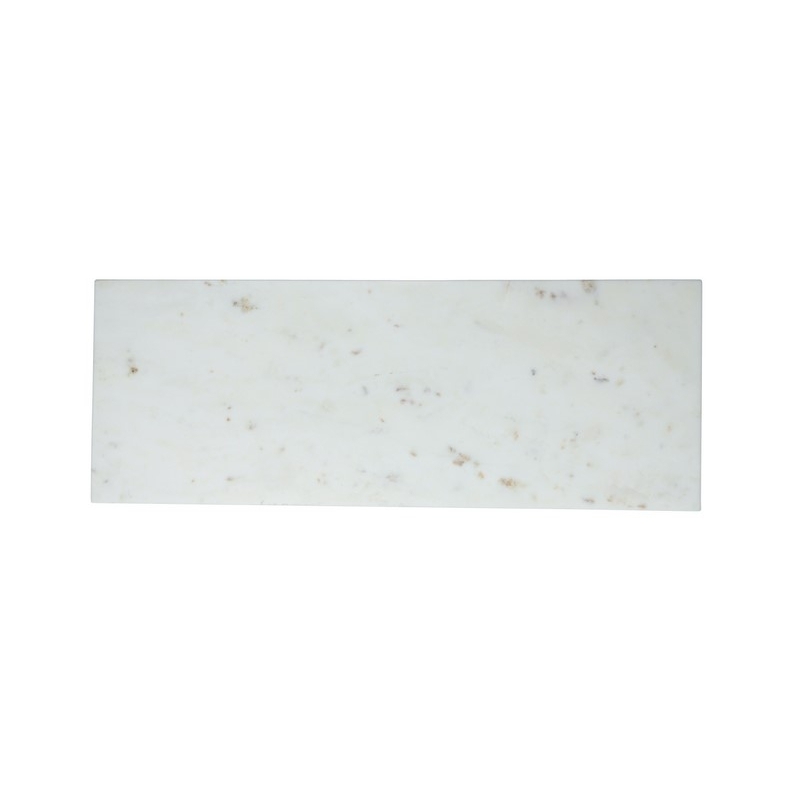 Etagère marbre blanc - 61x23cm