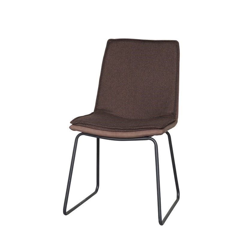 Chaise diner Minneapolis Marron foncé - 48x58x86cm