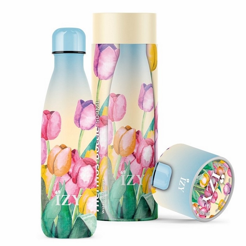 Bouteille Isotherme -  Tulpenveld/Tulipe - 500ml