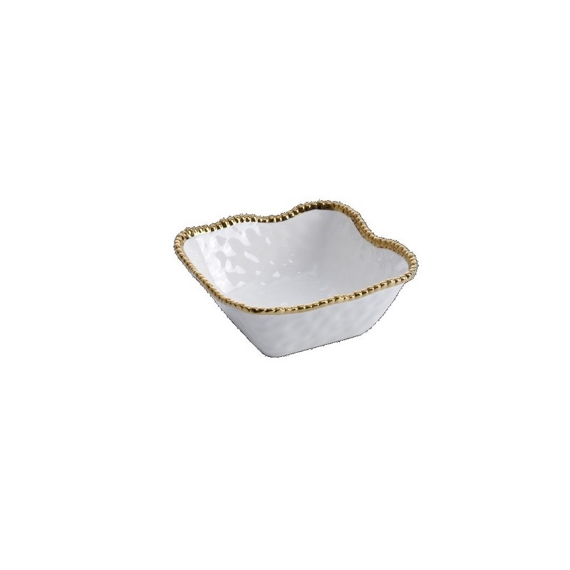 Bol à salade carré M - 22,9x21,6x8,3cm - GOLDEN SALERNO