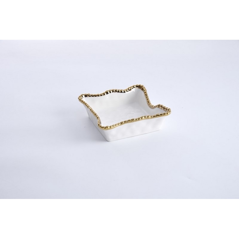 Porte-serviettes cocktail - 17,8x17,8x5,1cm - GOLDEN SALERNO