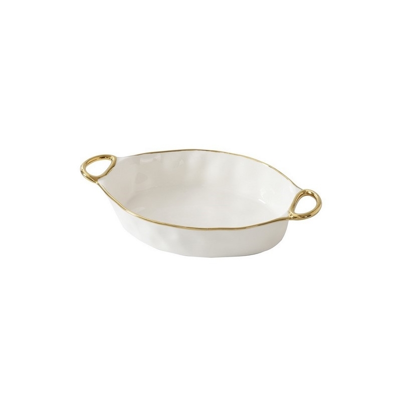 Plat ovale pour le four - 40,6x22,9x7,6cm - GOLDEN HANDLES