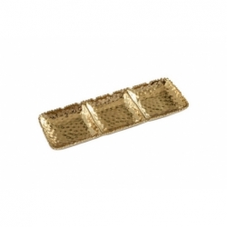 Plateau 3 sections - 39,4x14x3,8cm - GOLDEN...