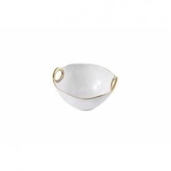 Bol M - 17,1x15,2x9,5cm - GOLDEN HANDLES