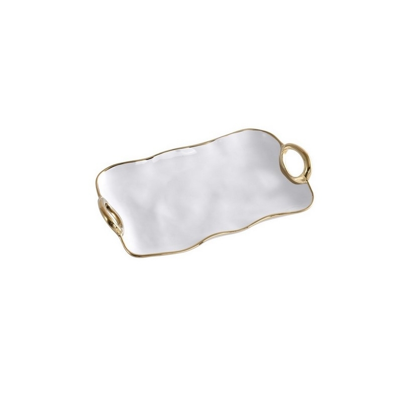 Plat S - 34,3x19,7x4,4cm - GOLDEN HANDLES