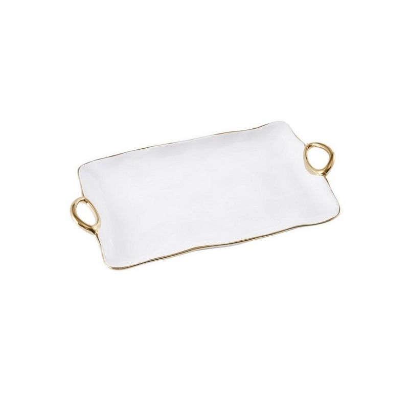 Plat L - 44,5x24,1x4,4cm - GOLDEN HANDLES