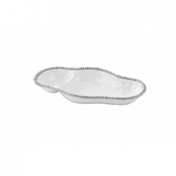 Plat de service 2 sections - 41,9x25,4x7,6cm -...