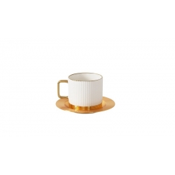 Tasse et sous-tasse - 14x7,6x7cm - TANGO