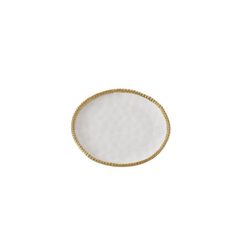 Assiettes à salade ronde - 21,6x21,6x2,5cm - GOLDEN SALERNO