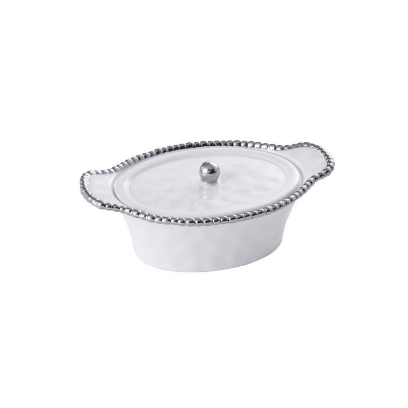 Casserole ovale couverte- 24,8x15,2x10,2cm - SALERNO