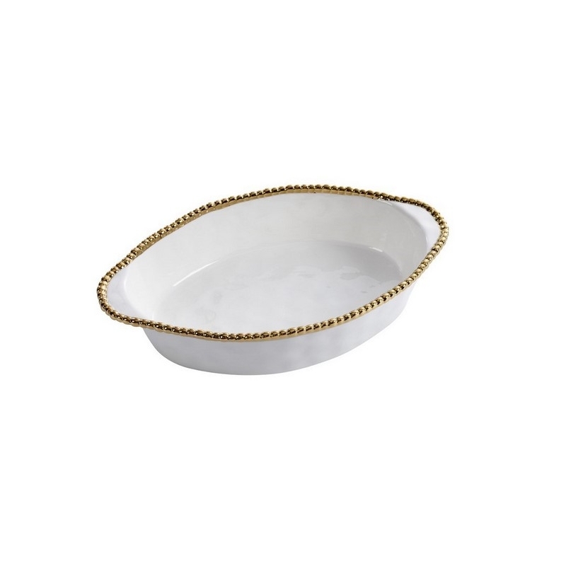 Plat ovale pour le four - 30,5x22,9x7,6cm - GOLDEN SALERNO