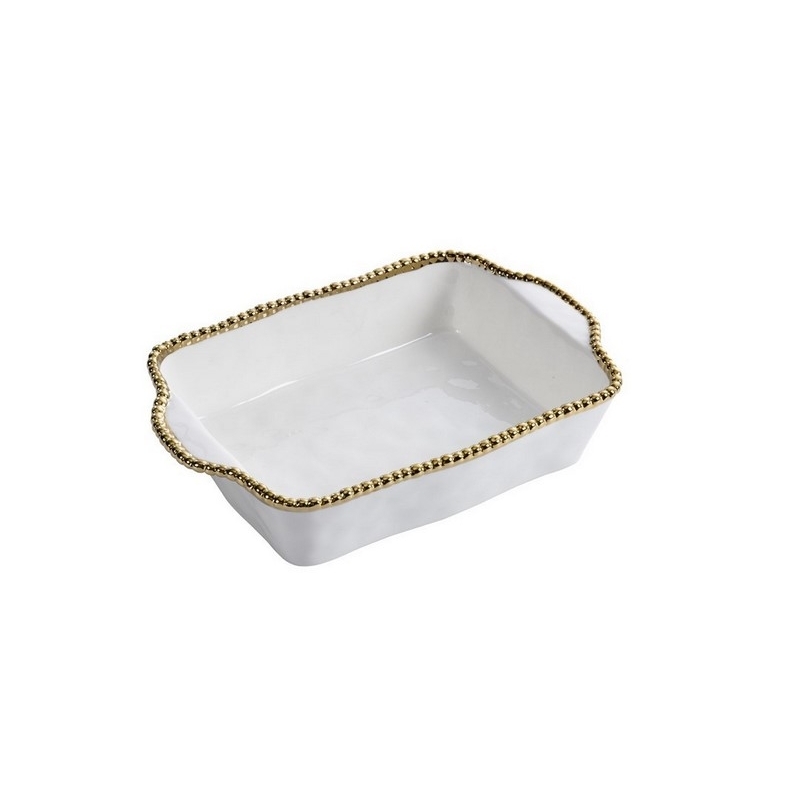 Plat rectangulaire pour le four - 22,9x27,9x7,6cm - GOLDEN SALERNO