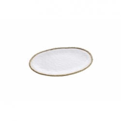 Grand plat ovale - 47x33x3,8cm - GOLDEN SALERNO