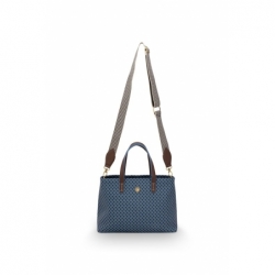 Sac Shopper - Suki - Bleu - 33/39x10x22cm