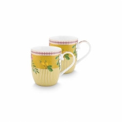 Coffret de 2 petit mug - Jaune - 145ml