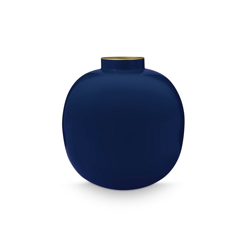 Vase métal - Bleu - 23cm