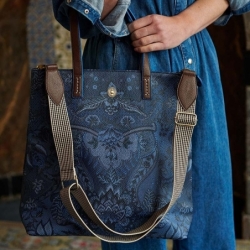 Sac Shopper - Kyoto Festival - Bleu - 33x36x10cm