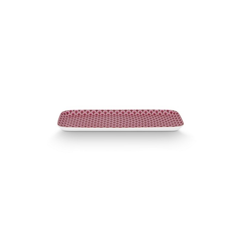 Plateau salle de bain - Rose - 27x12x1.5cm