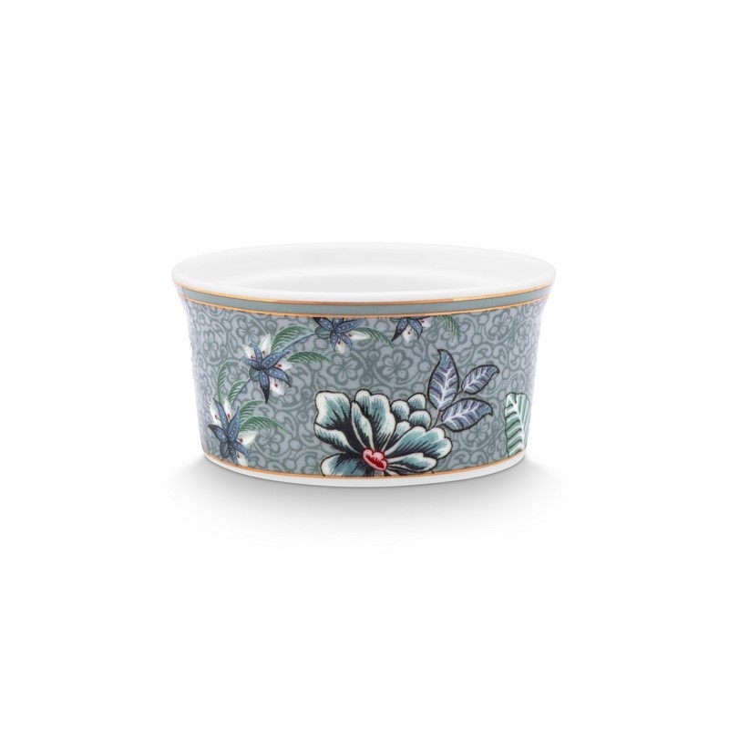 Ramequin rond Flower Festival Bleu clair - 8,7x4,3cm