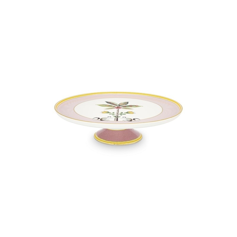 Plat gâteau La Majorelle Rose - 30,5cm