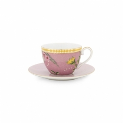 Paire tasse thé La Majorelle Rose - 280ml