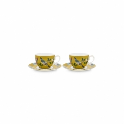 Coffret - 2 Paire tasse thé Blushing Birds...