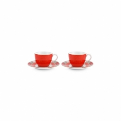 Coffret - 2 Paire tasse café Blushing Birds...