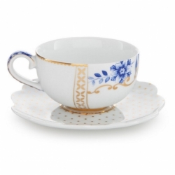 Paire tasse à café Royal Blanc - 125ml