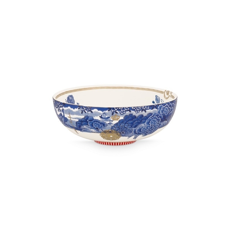 Saladier en porcelaine - Bleu - 20cm