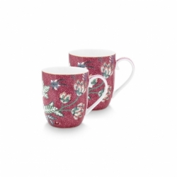 Coffret 2 Petit mug Flower Festival Framboise...