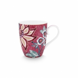 Grand mug Flower Festival Framboise 350ml