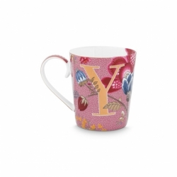 Mug Alphabet "Y" 350ml - Rose