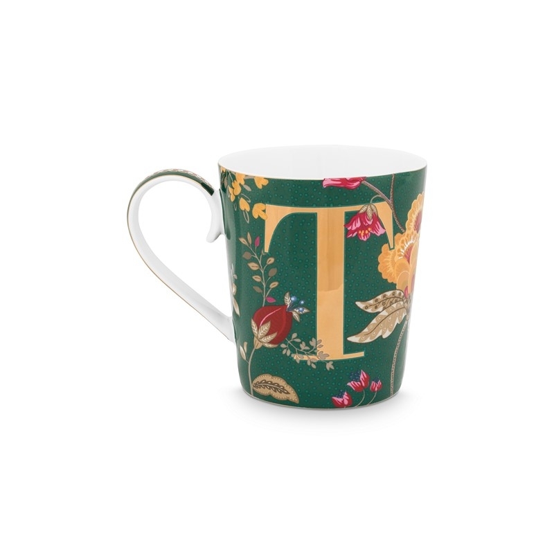 Mug Alphabet "T" 350ml - Vert