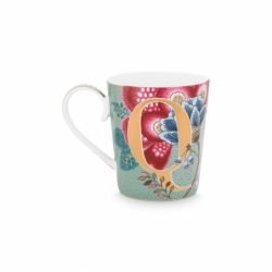 Mug Alphabet "Q" 350ml - Bleu Ciel