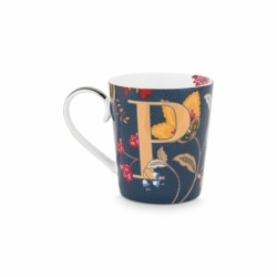 Mug Alphabet "P" 350ml - Bleu