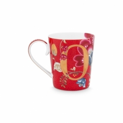 Mug Alphabet "O" 350ml - Rouge