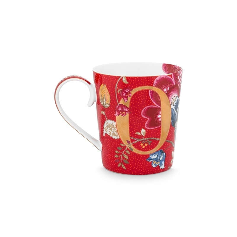 Mug Alphabet "O" 350ml - Rouge