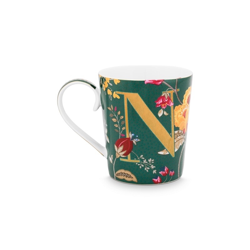 Mug Alphabet "N" 350ml - Vert