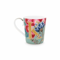 Mug Alphabet "K" 350ml - Bleu Ciel