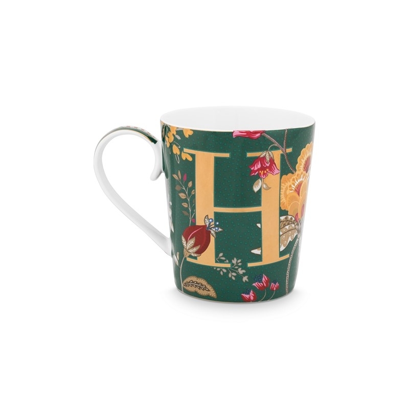 Mug Alphabet "H" 350ml - Vert