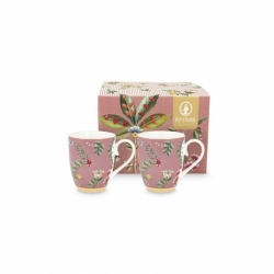 Coffret - 2 Grand mug La Majorelle rose - 350ml