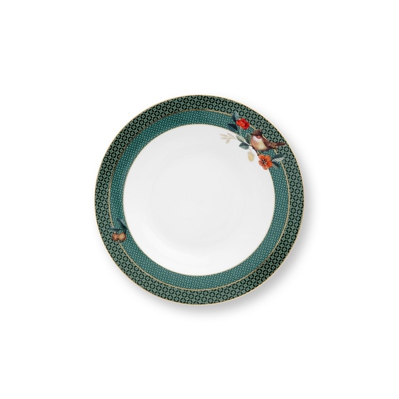 Assiette creuse Winter Wonderland - Vert - 21,5cm