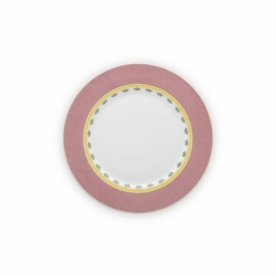 Assiette plate La Majorelle Rose - 26,5cm